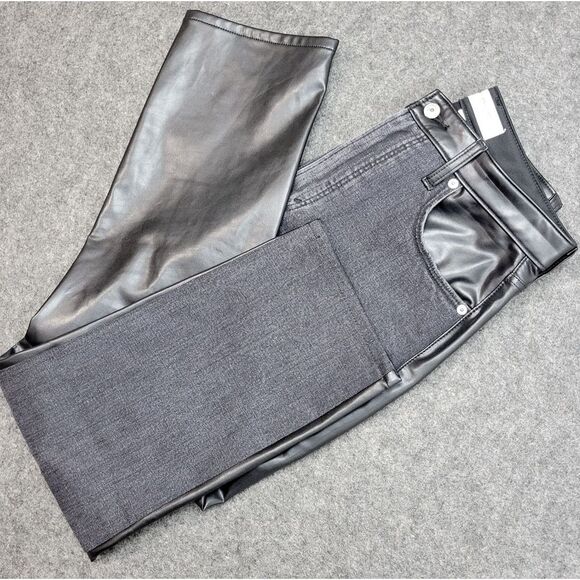 Abercrombie & Fitch Black and Gray Ankle Jeans - Picture 1 of 14